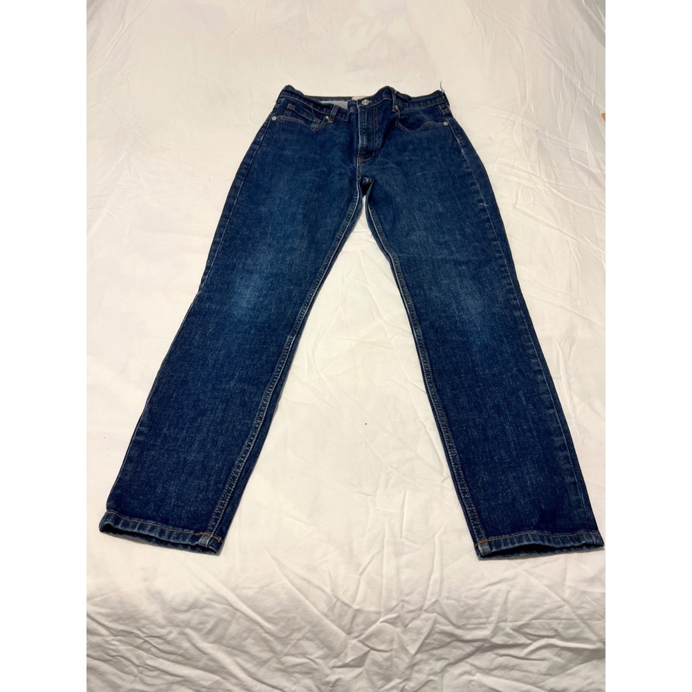 Everlane Womens Dark Indigo Straight Leg Denim Jeans Size 31 Regular